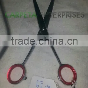 Barber Scissor With Razor Edge. Multi Colour Rings thumbnail-2