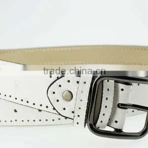 2015 Women Plain Fashion PU Leather Jeans Belt With Fuax Leather and Square Buckles in Yiwu thumbnail-3