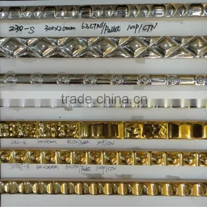 Golden Ceramic Border Line 300X15mm,300X20mm thumbnail-2