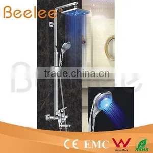 LED Rain Shower Bathroom Shower Bath Mixer thumbnail-1