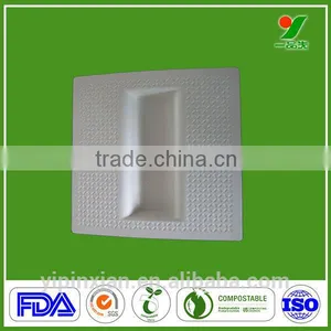 Hot Eco-friendly Paper Pulp Tray Biodegradable Molded Pulp Packing Material thumbnail-2