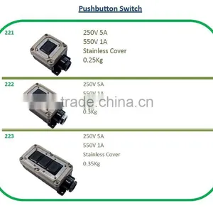 <Taiwan Made> High Quality 250V/500V Polycarbonate IP65 Watertight Pushbutton Switch thumbnail-6