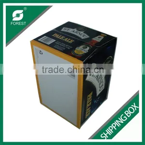 24 PACK BEER BOTTLES CORRUGATED CARTON BOX CUSTOM PRINTED 330ML WINE SHIPPING BOX thumbnail-3