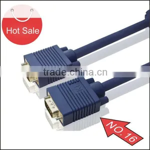 HIGH QUALITY WITH LOW PRICE CLEAR BLUE MOLDED VGA CABLE thumbnail-1