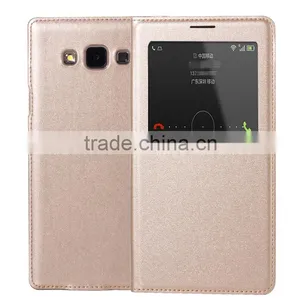 Bulky Buy From China Smart Front Window Leather Case Flip Phone Case For Samsung A7/A8 thumbnail-4