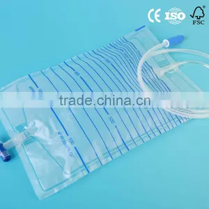 With T-outlet 2L Urine Bag thumbnail-2