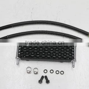 140CC 150CC 160CC Engine Oil Cooler Kit With Hoses and Clamps thumbnail-1