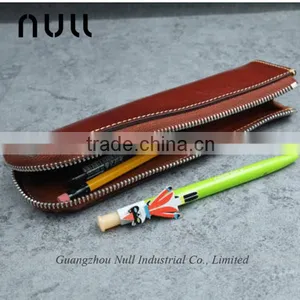 Genuine Leather Pen Holder Box With Zipper thumbnail-6