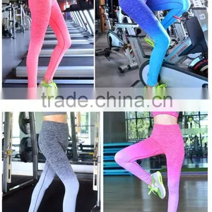 Gradient Printed Running Sports Tights, Jogging Pants, Workout Gym Yoga Leggings Wholesale Quality Choice thumbnail-1