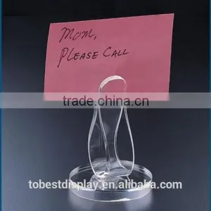 Innovative Design Clear Clip Acrylic Place Card Holders Shenzhen Factory thumbnail-1