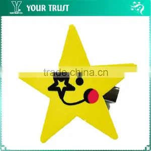 White And Black Scissor Rhodium Safety Clothing Custom Metal Badge Pin thumbnail-2