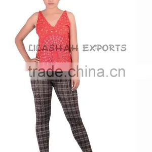 2028 Rayon MandalaTank Tops New Summer Top Halter Top Hand Print Jaipur Print Tops Beach Wear Garments thumbnail-1