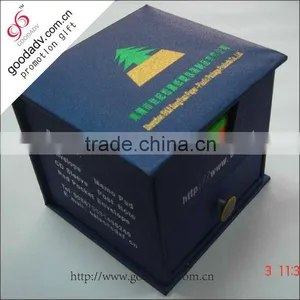 China Exquisite Packing for Business Gifts Virgin Wood Pulp Square Memo Pads thumbnail-1