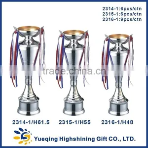 Hot Sale Plastic Trophy Base Award Silver Trophies Souvenir 2124-1 Metal Trophy Cup China Champions League Trophy thumbnail-5