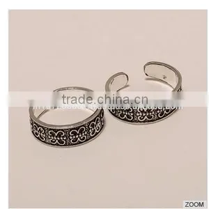 T0006-925 STERLING SILVER PLAIN BUTTERFLY LIGHT DESIGN FINE OXIDIZED TOERING3.08 thumbnail-1