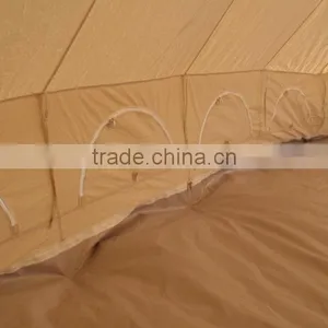 6x4M Double Roofs Emperor Twin Bell Tent With 100%cotton Canvas thumbnail-5