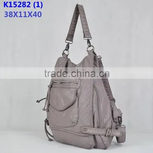 Angelkiss Bag Faction Gray Color Backpack /2015 Newes Backpack /backpack With Pocket /color Backpack thumbnail-2