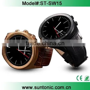 Round Display Android 4.4 Smart Watch With Sim Card Slot Support WIFI GPS Bluetooth Quality Choice thumbnail-1