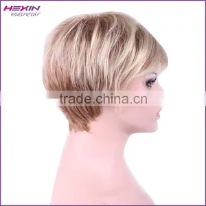 Guangzhou Yuexiu District Human Short Hair Wigs for African American thumbnail-4