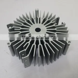Customr Design Round Aluminum Extruded Heat Sink/ Heatsinks/Radiators for LED Lighting Colding/ CPU Colding Sunflower Heatsin thumbnail-1