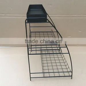 Custom Different Size Wire Countertop Display Rack For Tea Boxes thumbnail-4