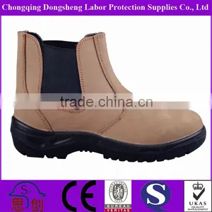 Anti Slip Antistatic no Lace Leather Engineering Working Safety Shoes thumbnail-1