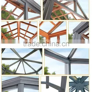 Arch Shape Aluminum Alloy Sun House/ Garden Glass Sunhouse thumbnail-6