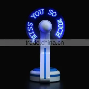 Smart Bluetooth LED Fan Programmable Message Pattern Soft PVC Fan Blade Retail Packing Android IOS APP thumbnail-5