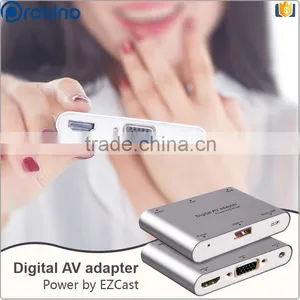 2016 New Model P27 EZcast for Andriod /ios Digital AV Adapter 1 to 2 av Splitter Adapter thumbnail-1