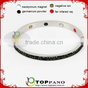 Latest Fashion Bangle 316L Stainless Steel Bangle Wholesale Magnetic Bangle thumbnail-1