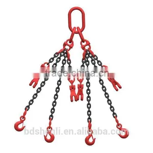 High Quality Safety Snatch Hook 4 Legs Lifting Chain thumbnail-1