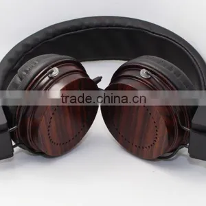 New ! Wood Headphones Custom Logo Over Ear High Quality With Good Sound Headset thumbnail-4