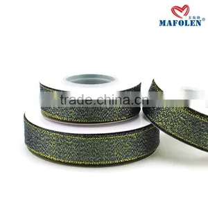 25mm High Quality Single Face Gliter Nylon Ribbon for Sale thumbnail-4