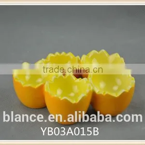 Ceramic Egg Holder in Egg Shell Cup Design for Easter Egg Wedding Gift thumbnail-1
