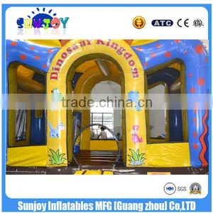 Whosale Inflatable Toys For Kids Inflatable Dinosaur Bouncy Castle Combo thumbnail-6