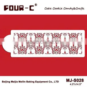 Filigree Damask Culinary Stencil,cake Decorating Stencil,top or Side Stencil thumbnail-1