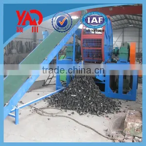 Lowest Cost Good Quality Waste Tire Recycling Rubber Cutting Machine thumbnail-2
