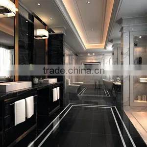 SUPER BLACK NANO POLISHED PORCELAIN TILE ,PRICE TILE IN FOSHAN NANHAI thumbnail-1