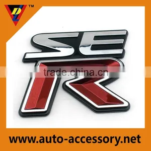 Wholesale Chrome SER Letters Emblem,custom Car Logo Blank Badge thumbnail-1