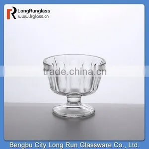 LongRun Transparent Cut Glass Dessert Taster Bowl Wholesale thumbnail-1