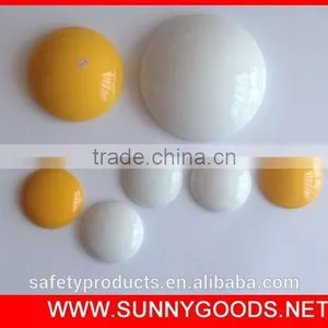 Diameter 10cm Road Safety Yellow Ceramic Stud thumbnail-3