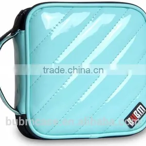 Blue BUBM 32 Capacity PU Leather Cover CD Case CD Box DVD Case CD-ROM Holder Car Disc Case thumbnail-1