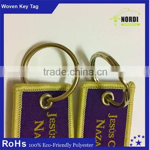 Customized Christmas Gift Embroidered Keychain for Multiple Keys thumbnail-3