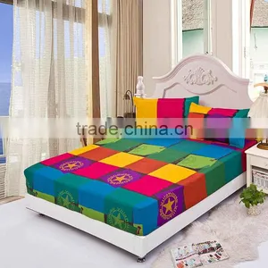 Factory Price Luxury Polyester King Size Waterproof Single Bed Fitted Sheet thumbnail-4