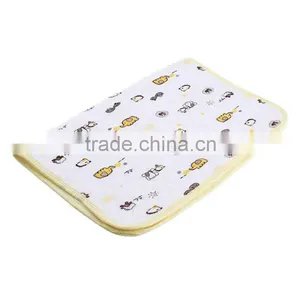 Portable Bamboo Waterproof Infant Contoured Changing Pad thumbnail-3