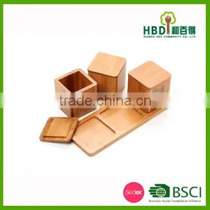 Bamboo Salt Box,bamboo Salt Keeper With Lid,bamboo Canister thumbnail-3