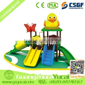 Cheap Price Amusement Outdoor Kids Playground Plastic Slides Equipment thumbnail-1
