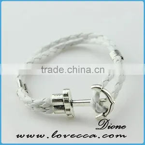 2016 Navy Jewelry New Design Various Color Nautical Rope Anchor Bracelet thumbnail-3