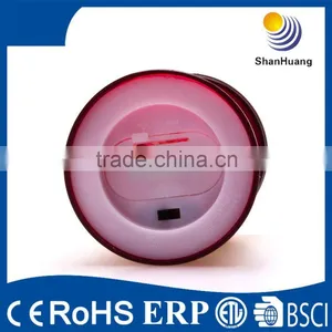 Red LED Blinking Function Flameless Memorial White Grave Candle thumbnail-3