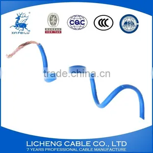 PVC Building Flexible Electric Wire Blue House Wiring 10mm2 thumbnail-4